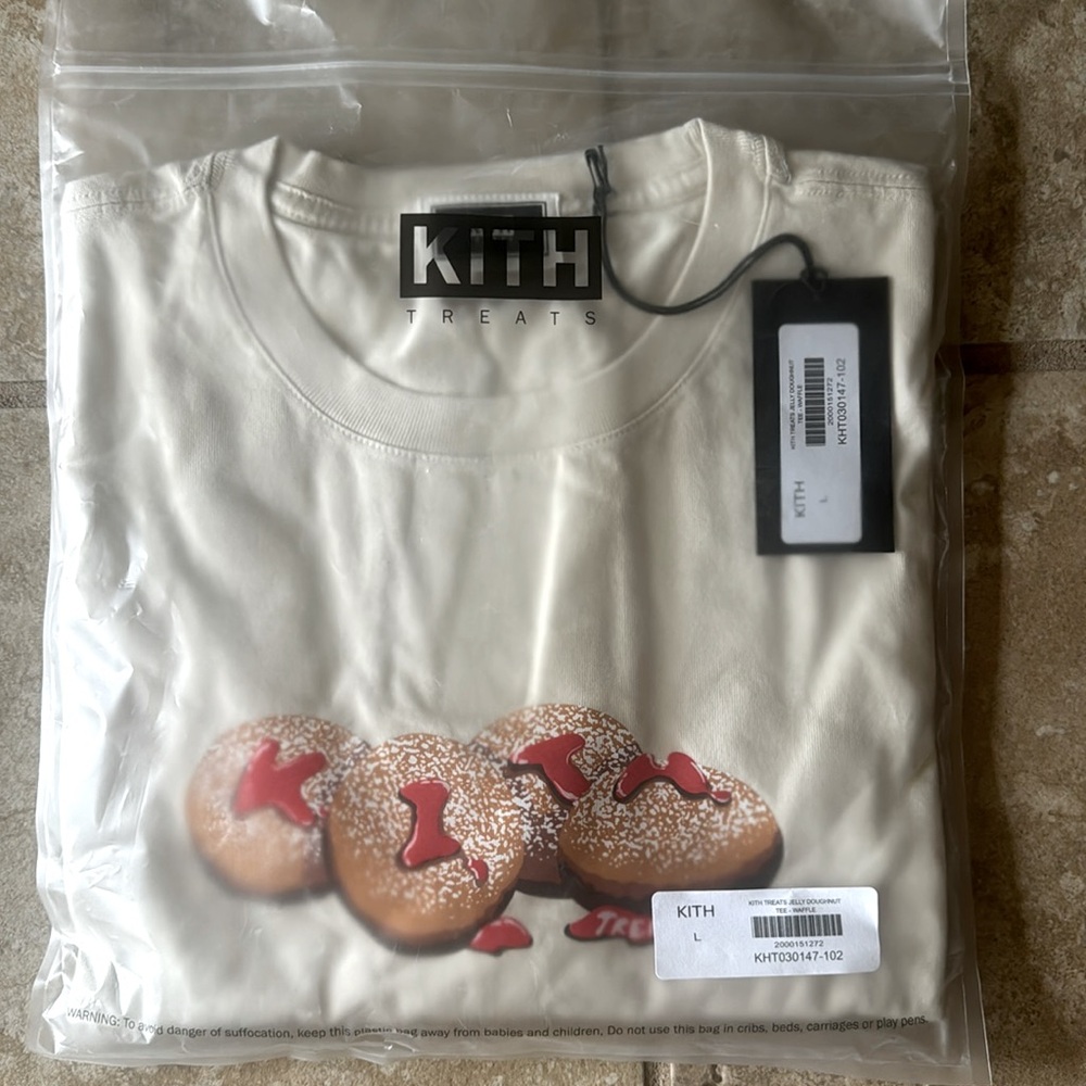 Kith treats jelly doughnut tee - waffle